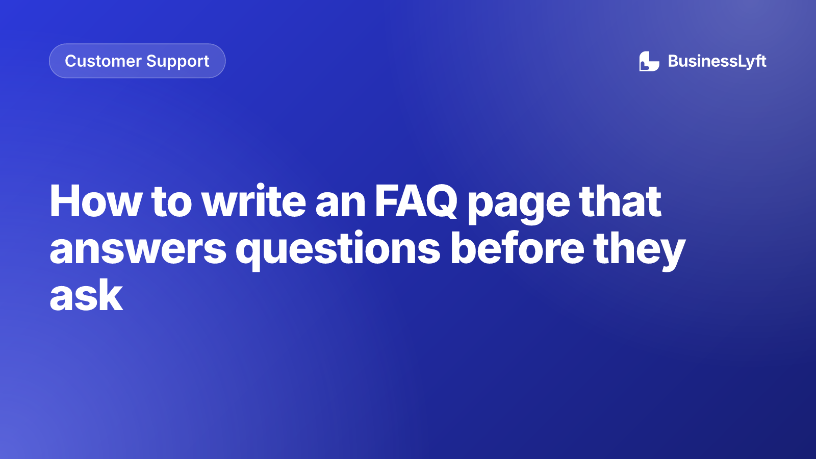 A flat illustration of a website FAQ page with question headings and short answers underneath